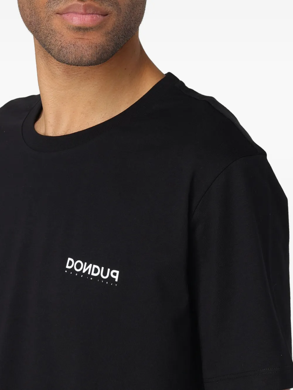 Dondup Logo-print T-shirt In Black