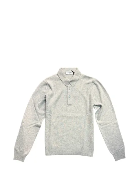 Gran Sasso long-sleeve polo sweater