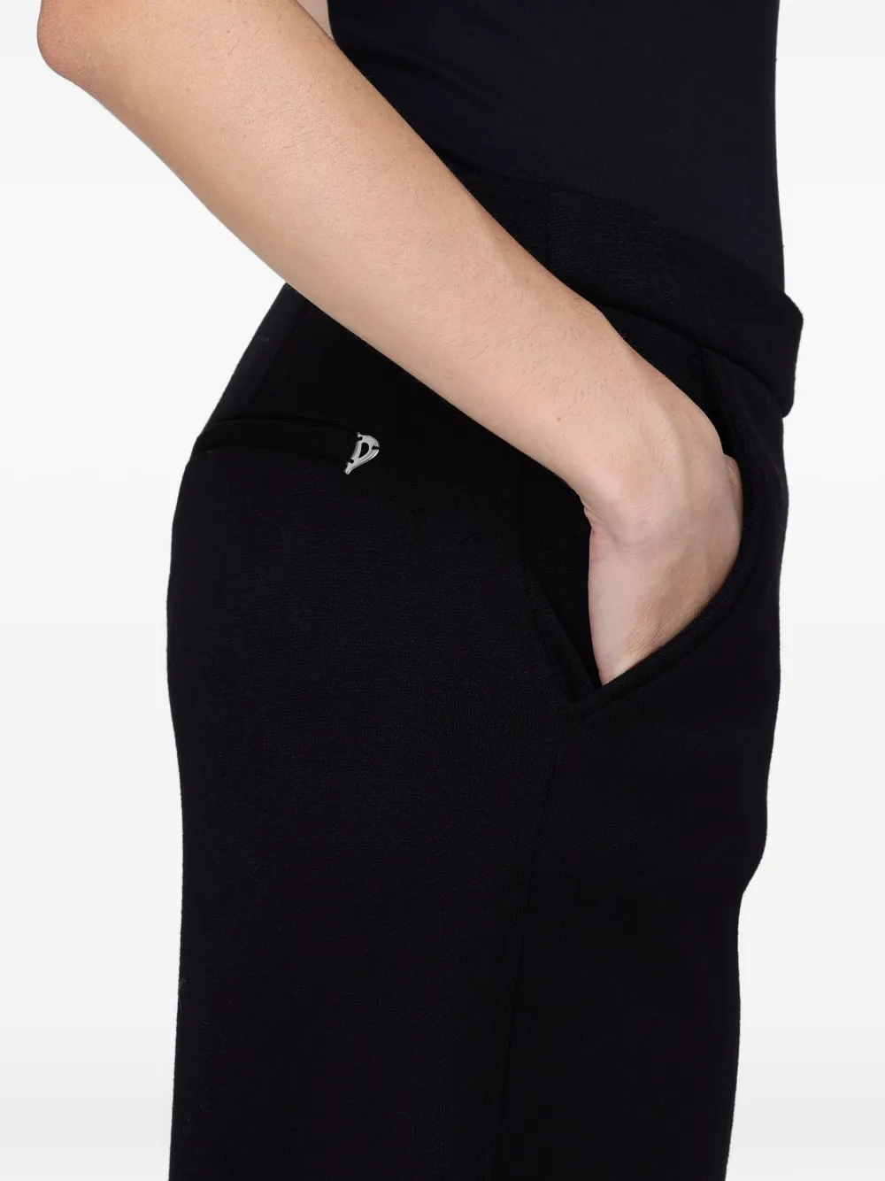 Dondup Knitted Trousers In Black