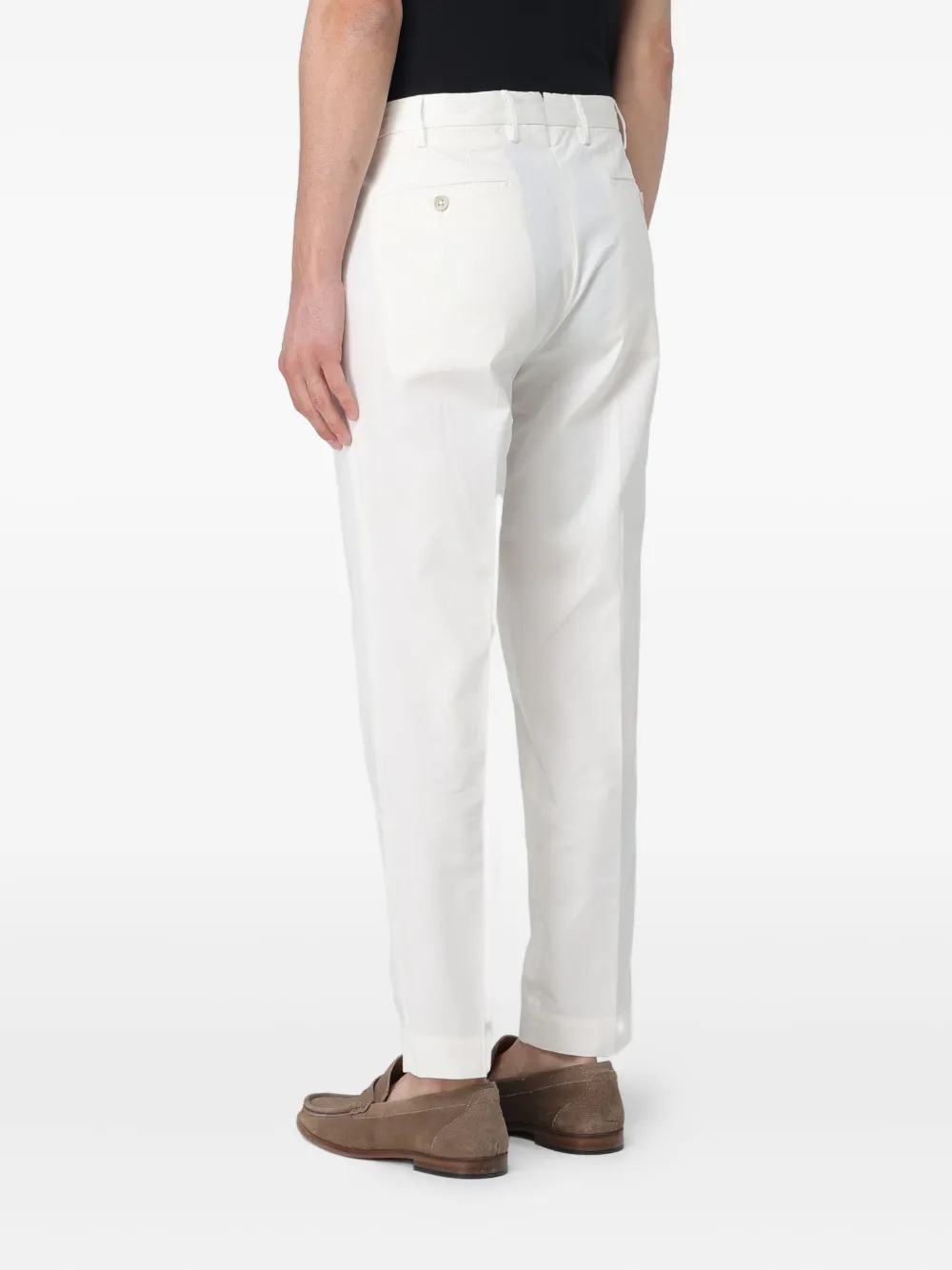 Incotex 541 Pleated Trousers In White