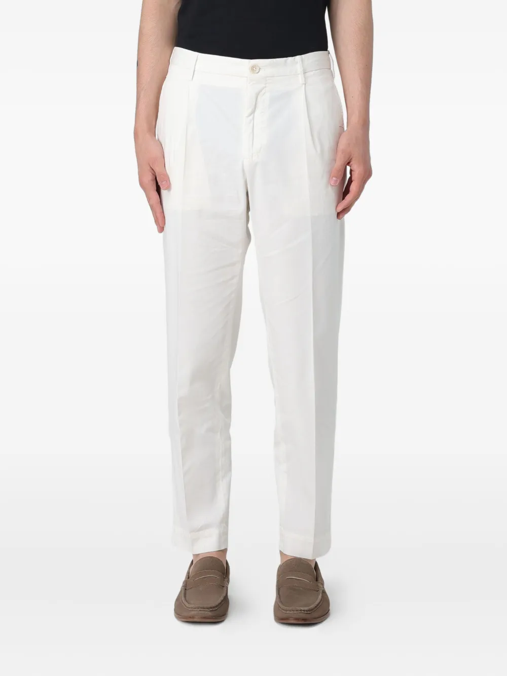 Incotex 541 pleated trousers | White | Image 1