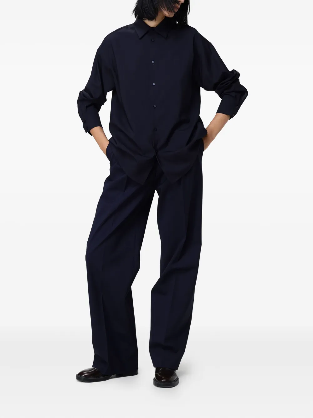DONDUP buttoned shirt - Blauw