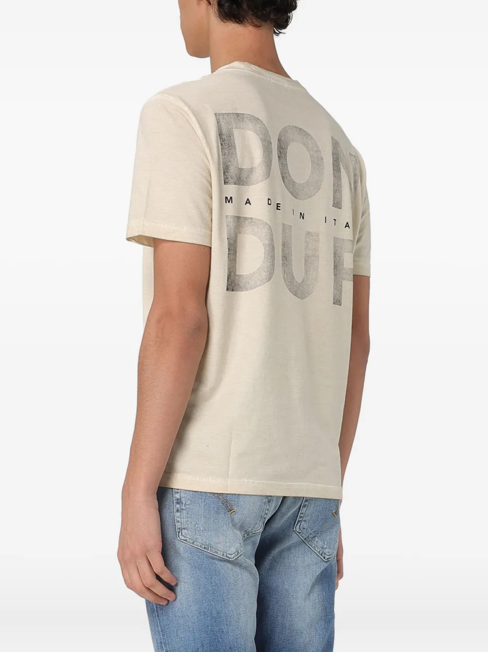 DONDUP logo T-shirt - Beige