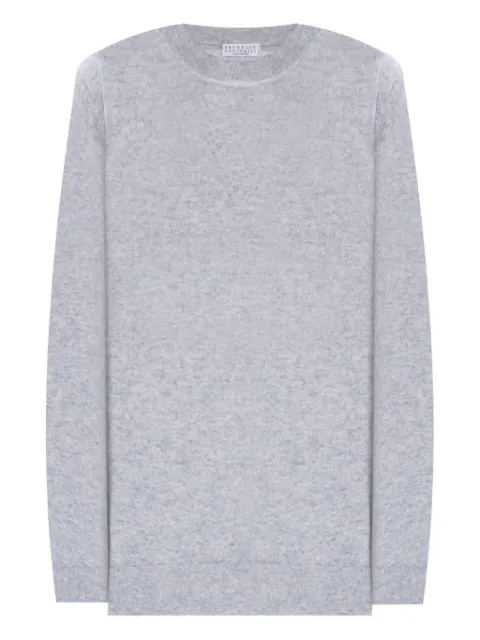 Brunello Cucinelli suéter con cuello redondo