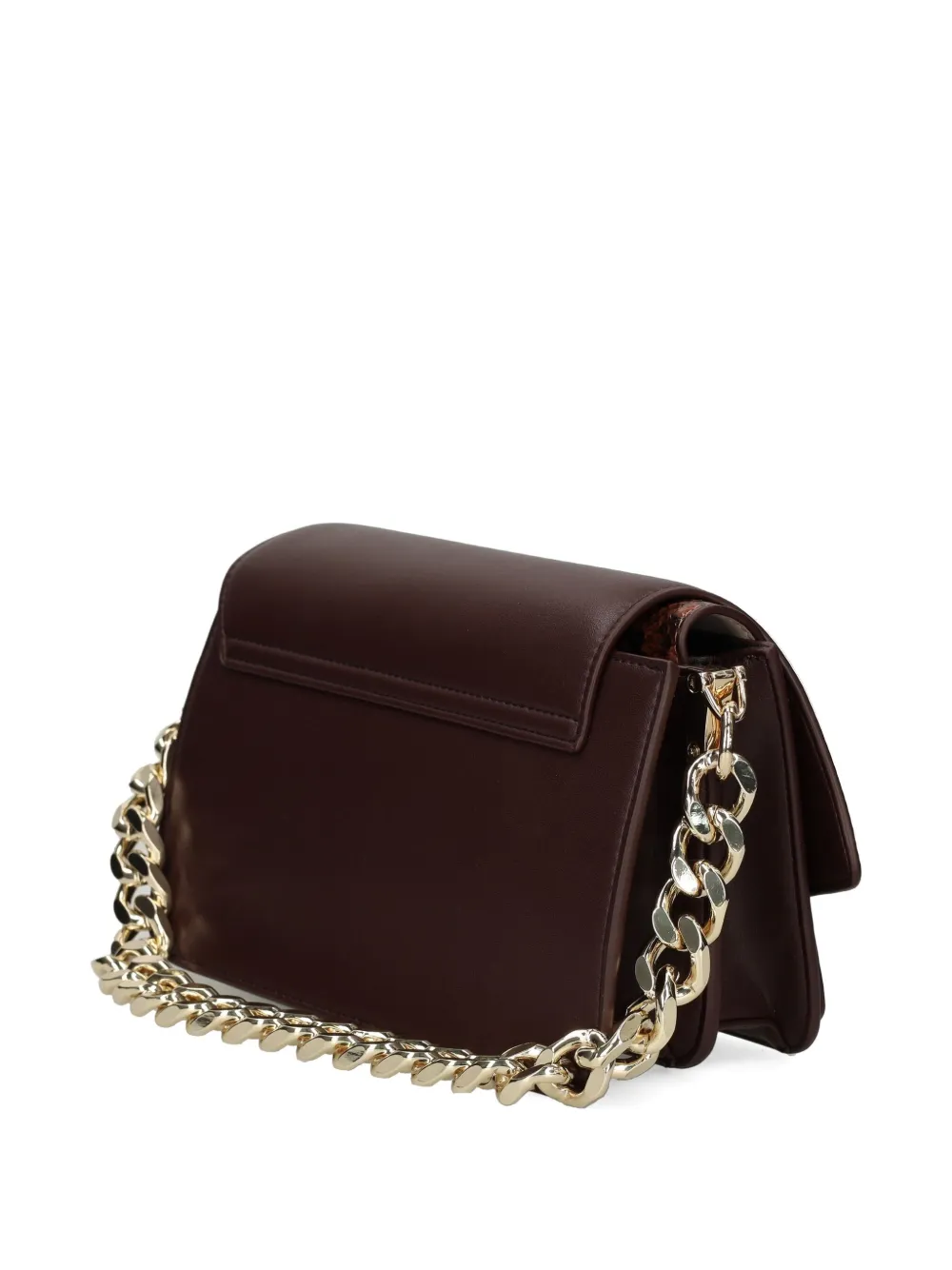 Just Cavalli Logo-plaque Cross Body Bag In Brown