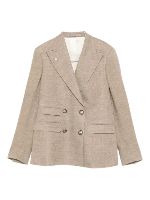 LUIGI BIANCHI MANTOVA double-breasted pocketed blazer