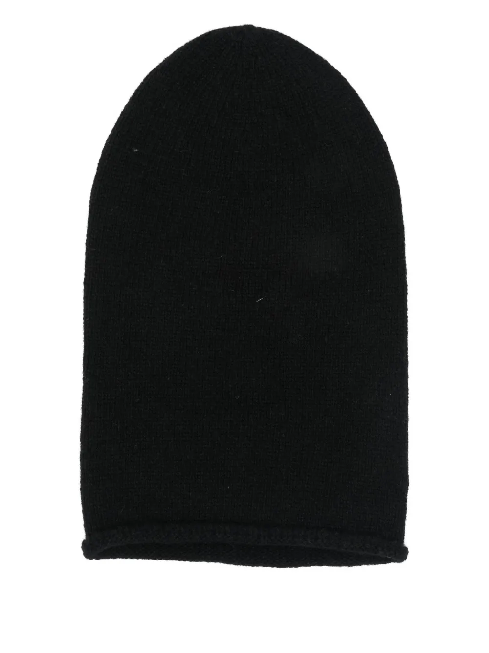 Cenere GB knitted beanie hat | Black | Image 1