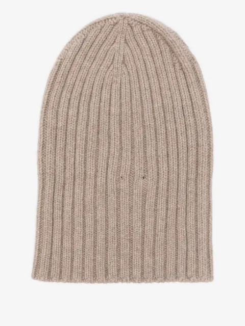 Cenere GB ribbed beanie hat