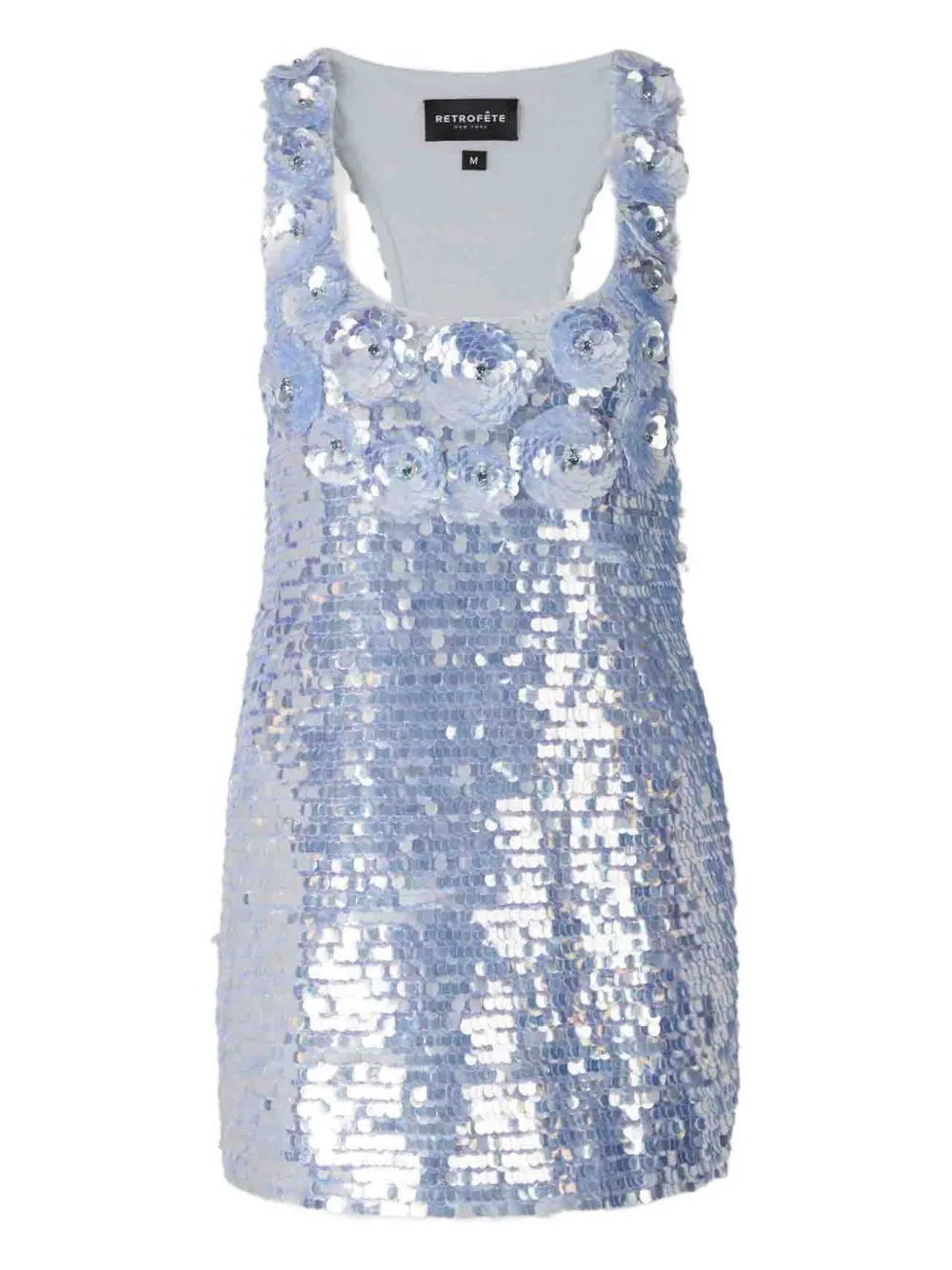 Retrofête Joanne sequinned mini dress | Blue | Image 1