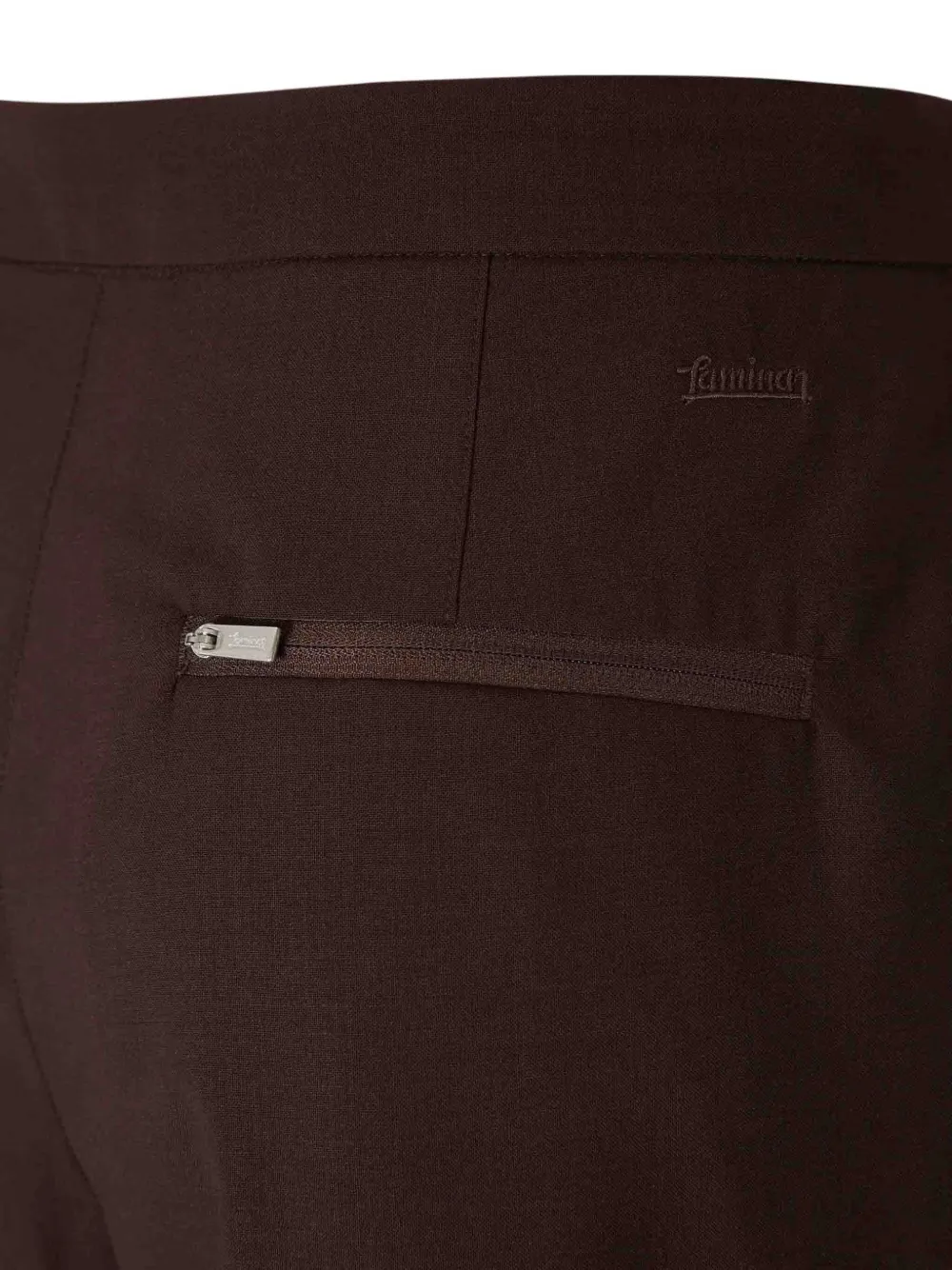 Laminar Zip-pocket Flared Trousers In Multi