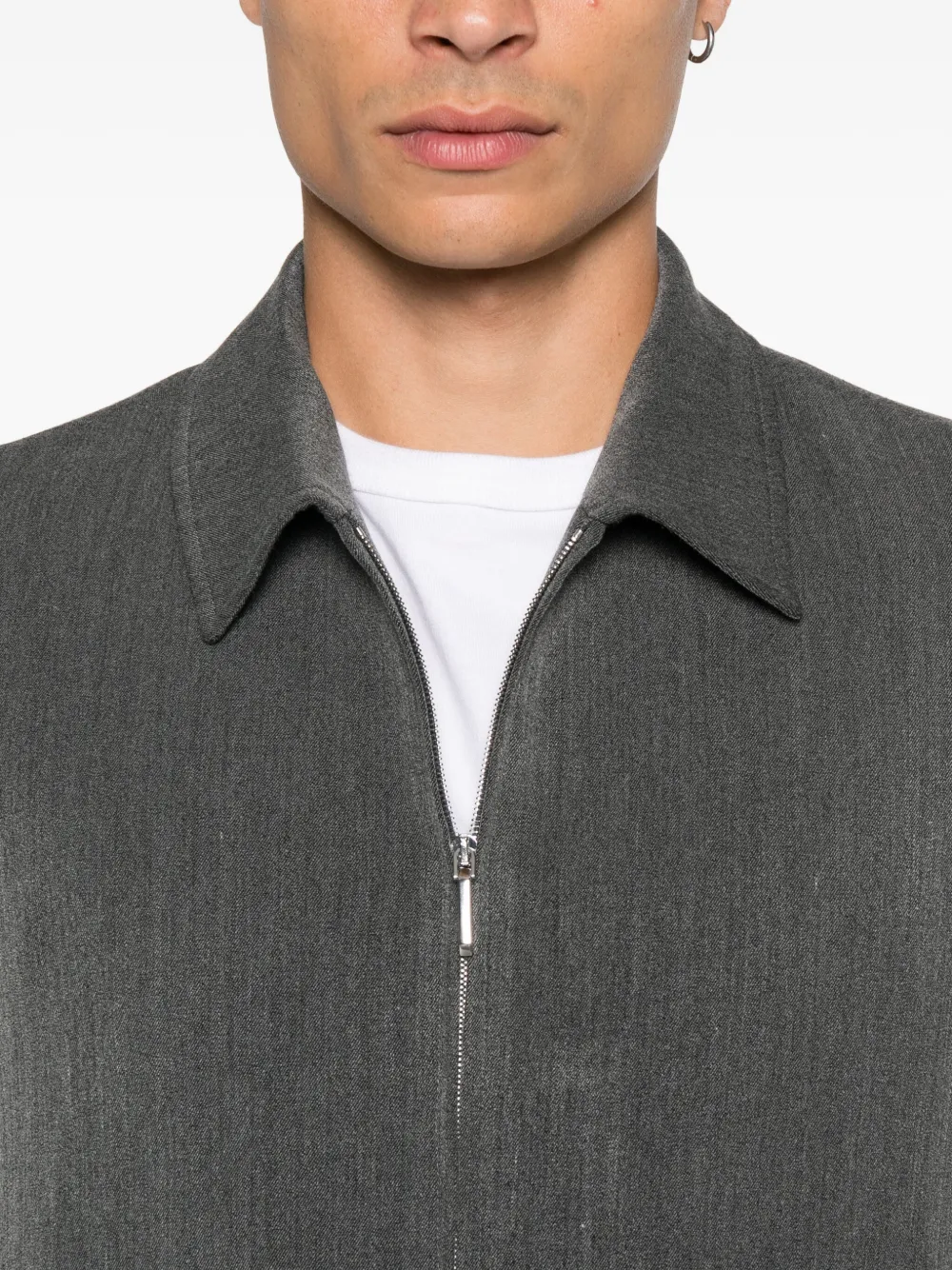 New York Resident Alaska Shirt Jacket In Gray