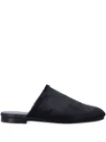 Alberta Ferretti fur flat mules - Black