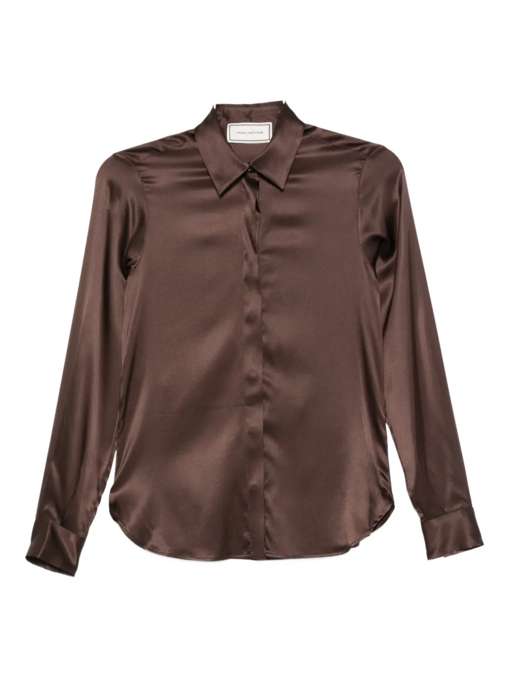 Tagliatore long-sleeved shirt | Brown | Image 1