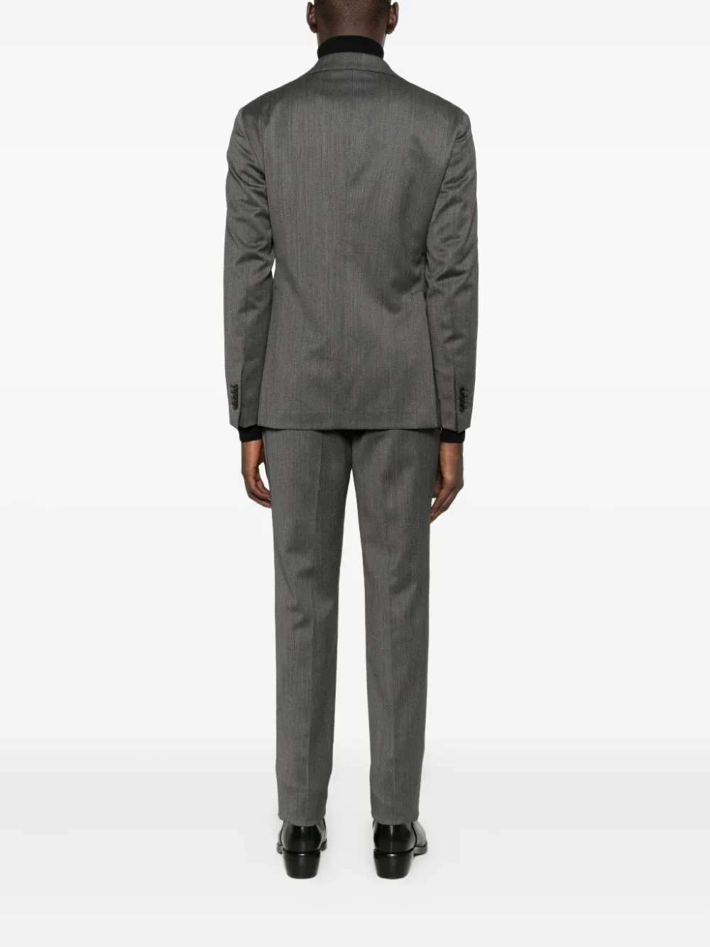 Tagliatore Pak met enkele rij knopen Grijs