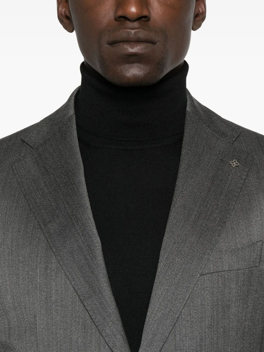 Tagliatore Pak met enkele rij knopen Grijs