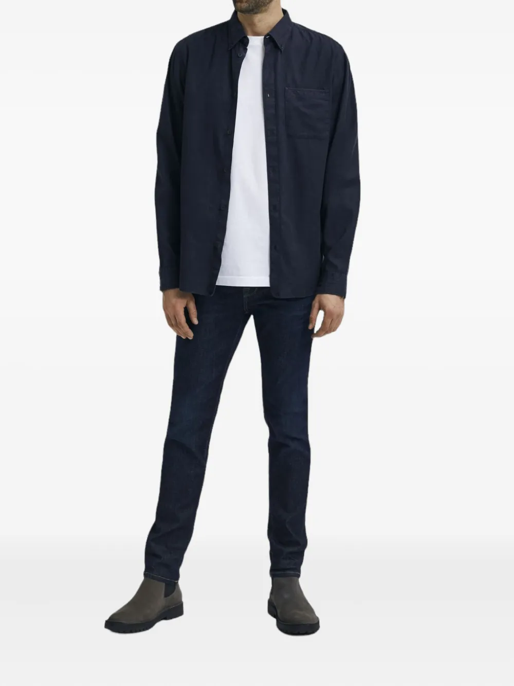 SELECTED Leon jeans Blauw