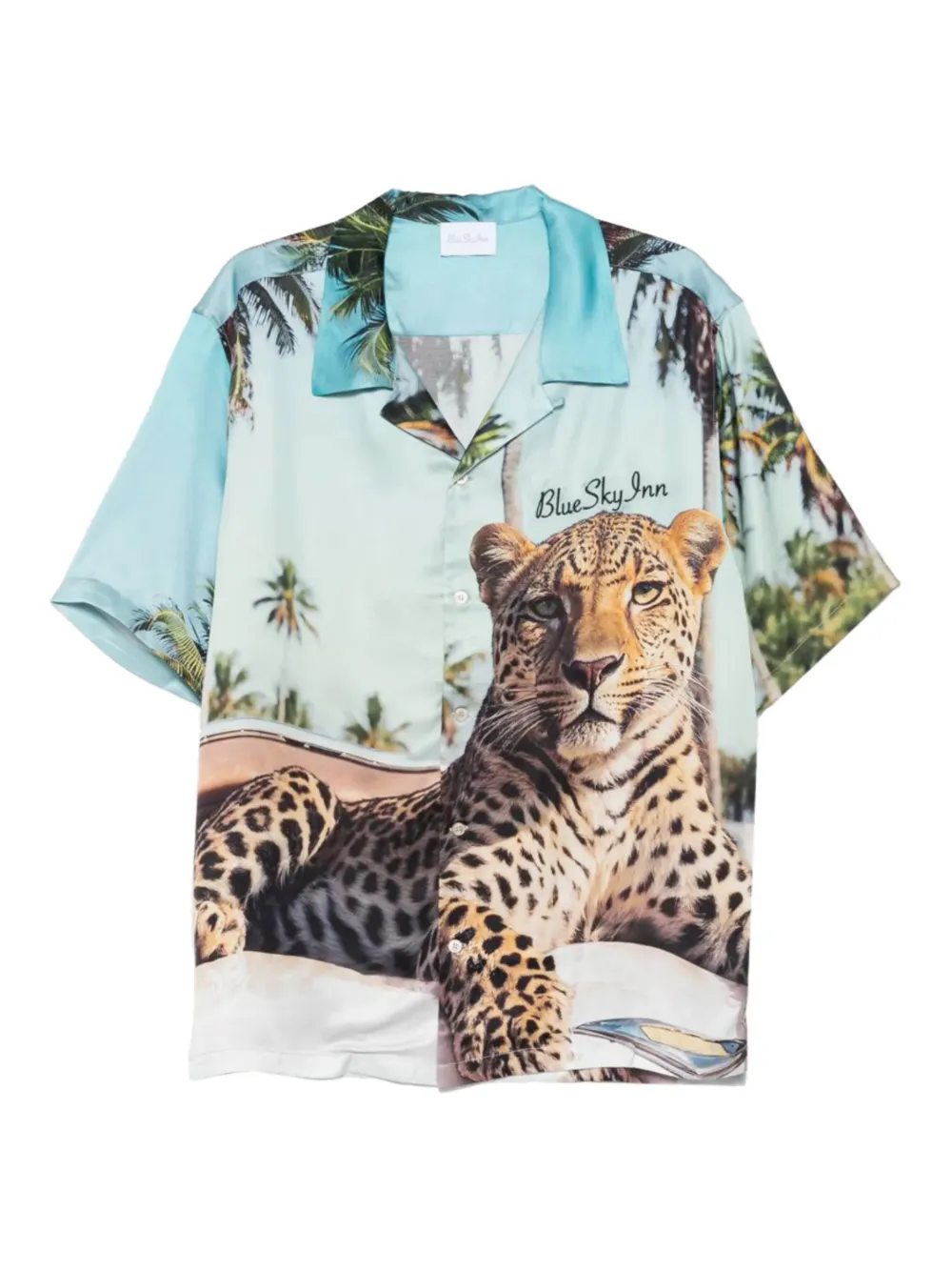 BLUE SKY INN leopard-print shirt - Verde