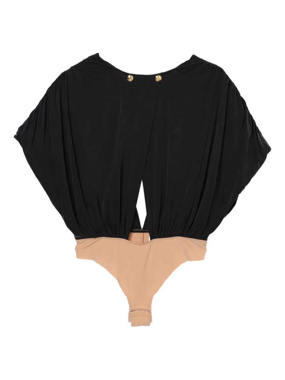 Elisabetta Franchi draped bodysuit | Black | Image 1