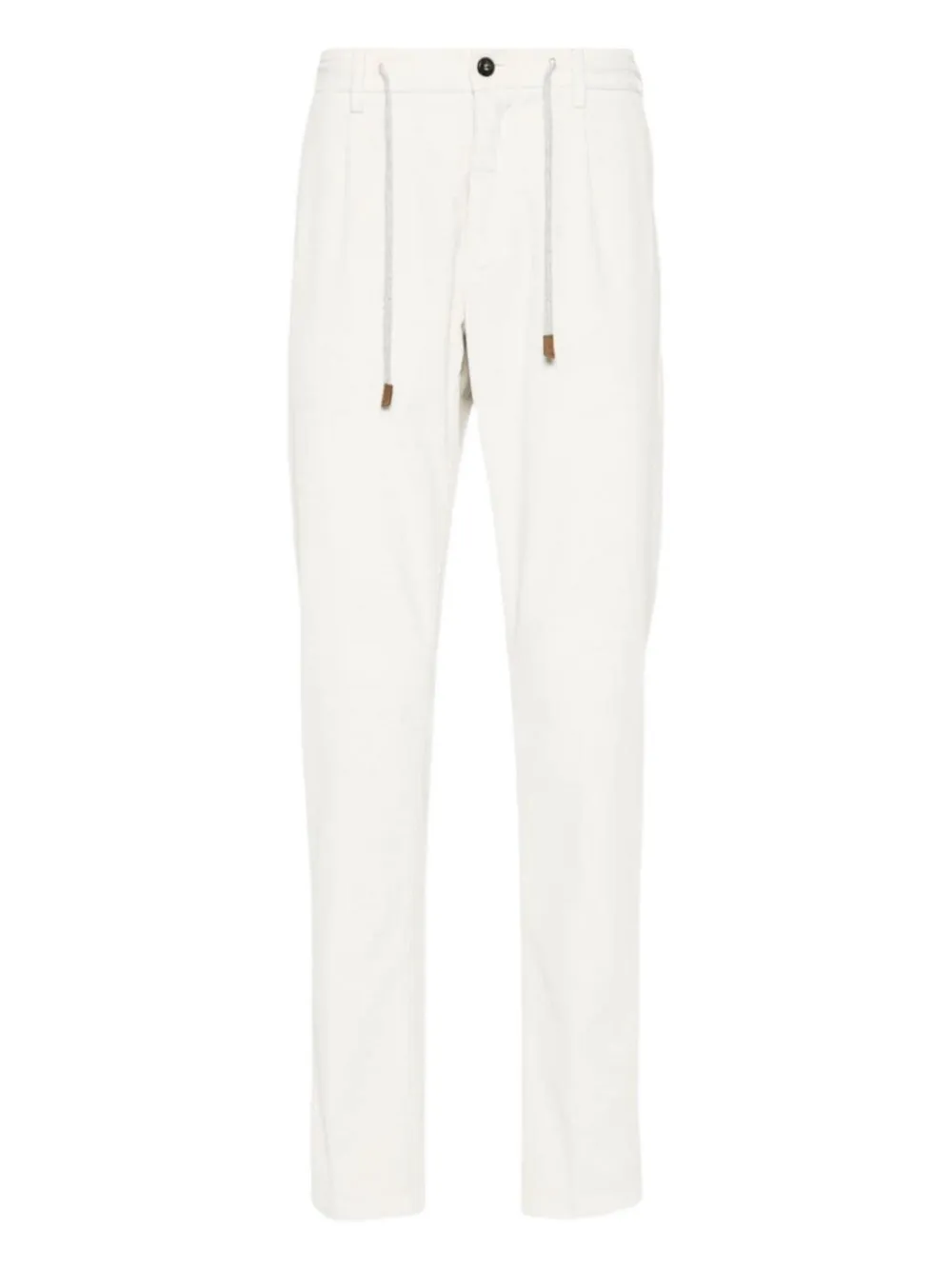 Eleventy Drawstring Trousers In White