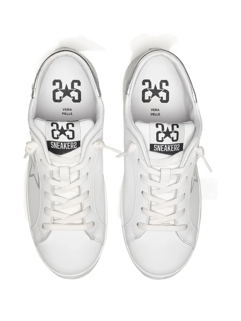 2 Star Prime Star Sneakers In White