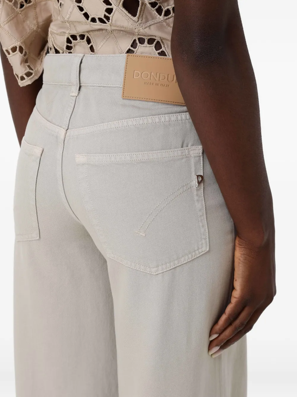 DONDUP Marlen jeans met vlakken Grijs