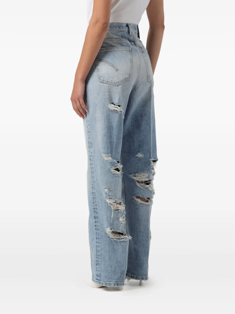 DONDUP Elysee distressed jeans - Blauw