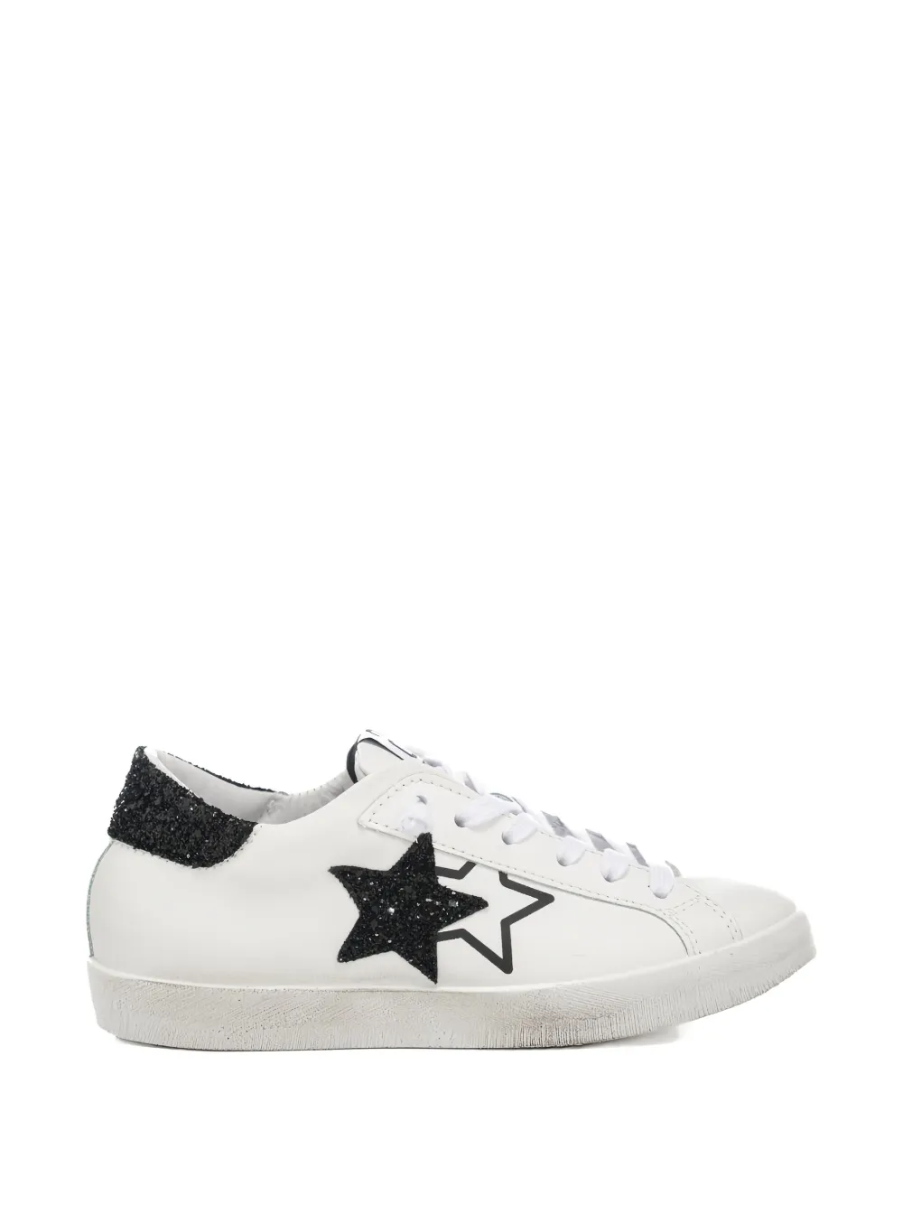 2 Star Prime Star Sneakers In White