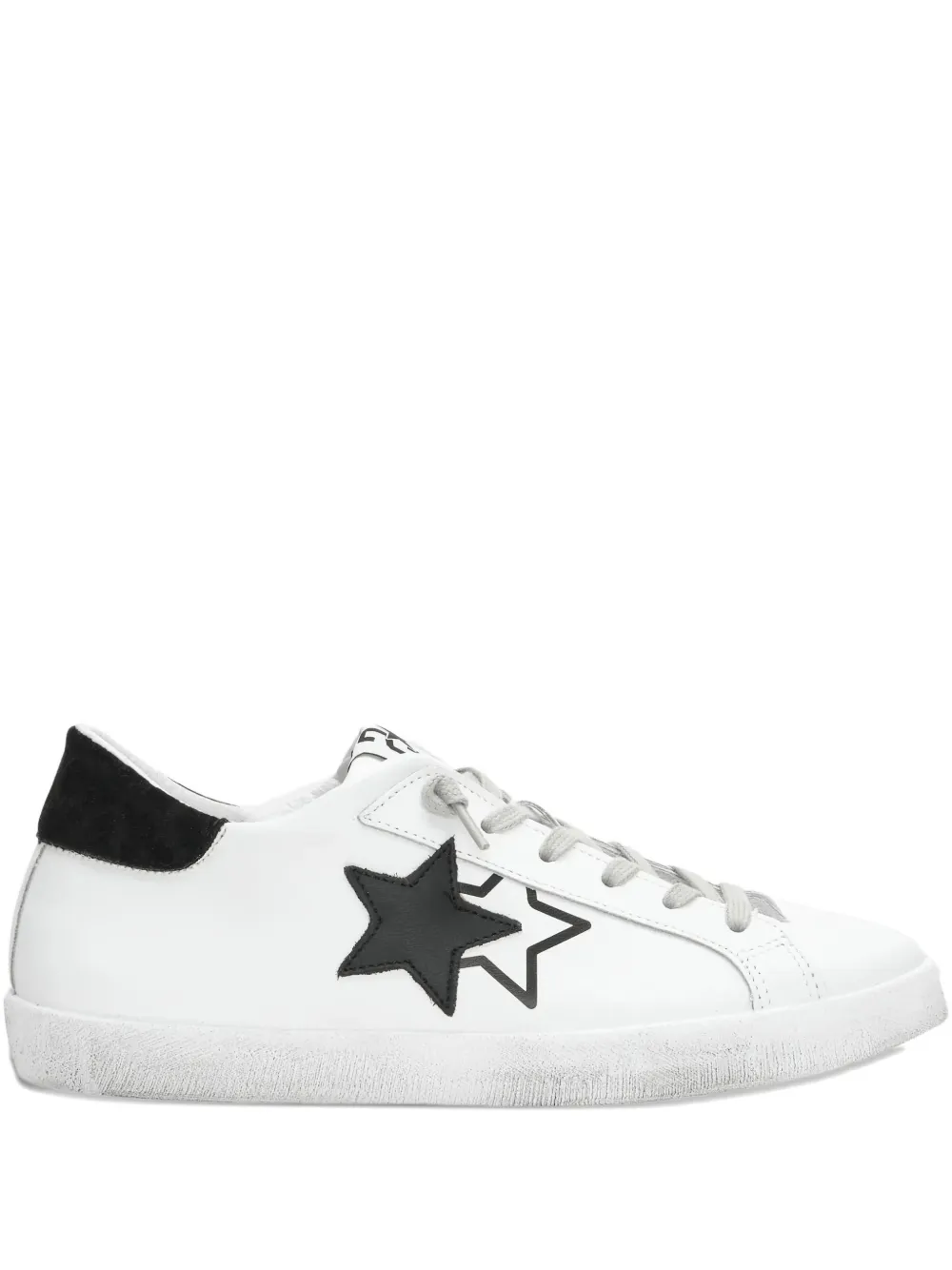 2 Star Prime Star Sneakers In White