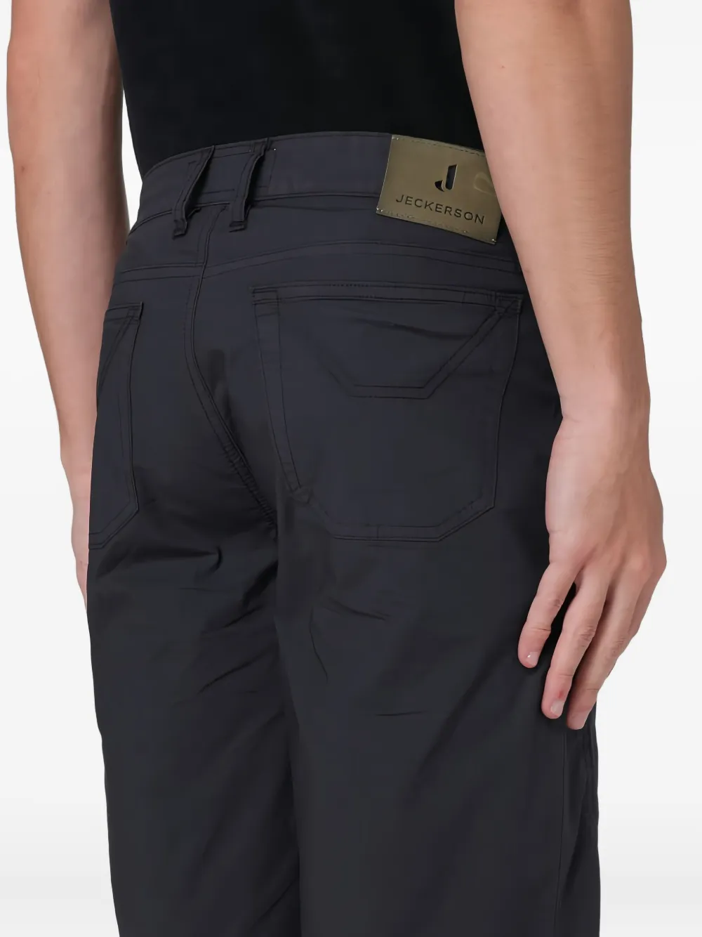 JECKERSON Jayden shorts met logopatch Grijs