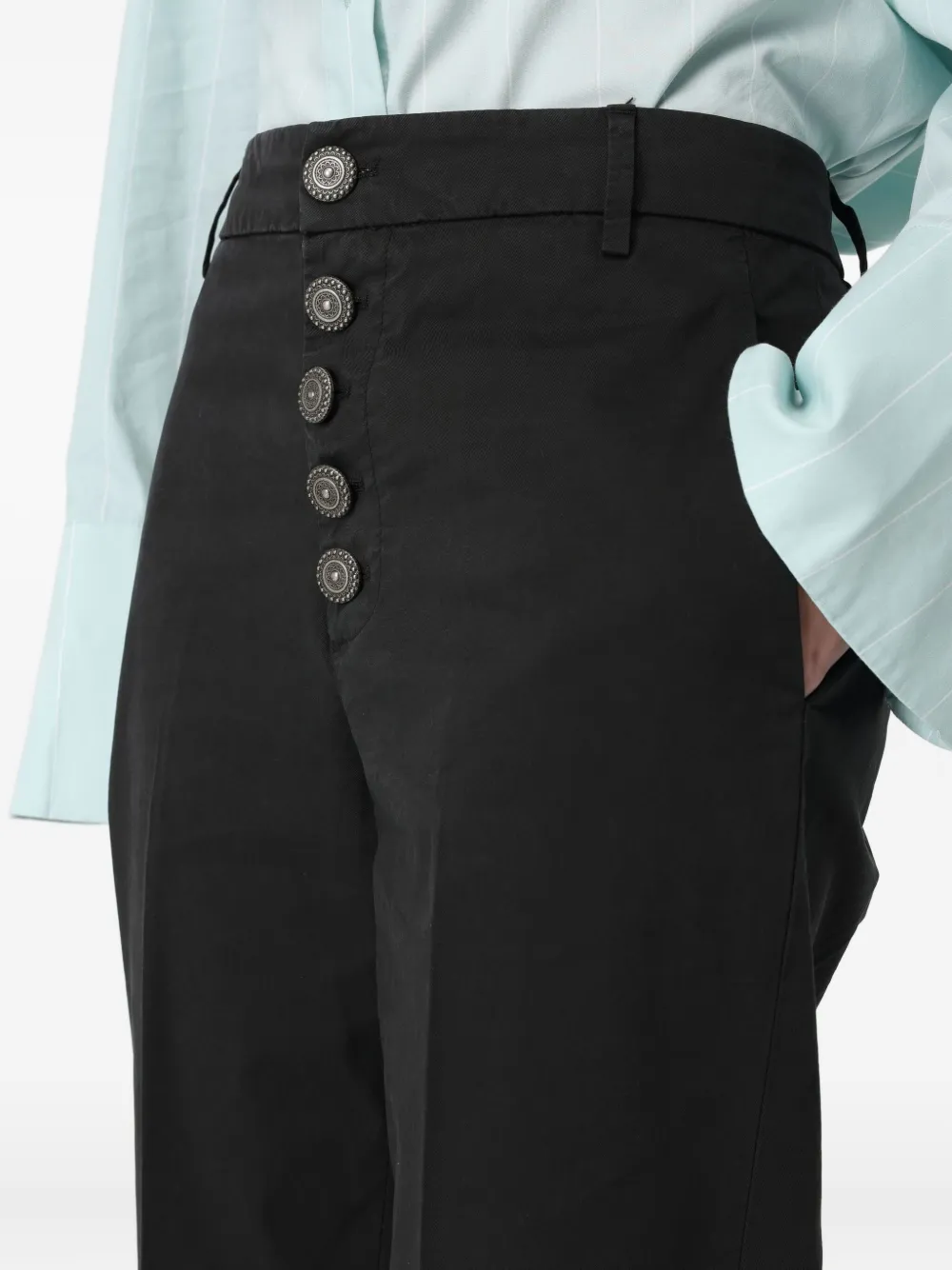 DONDUP Nima broek Zwart