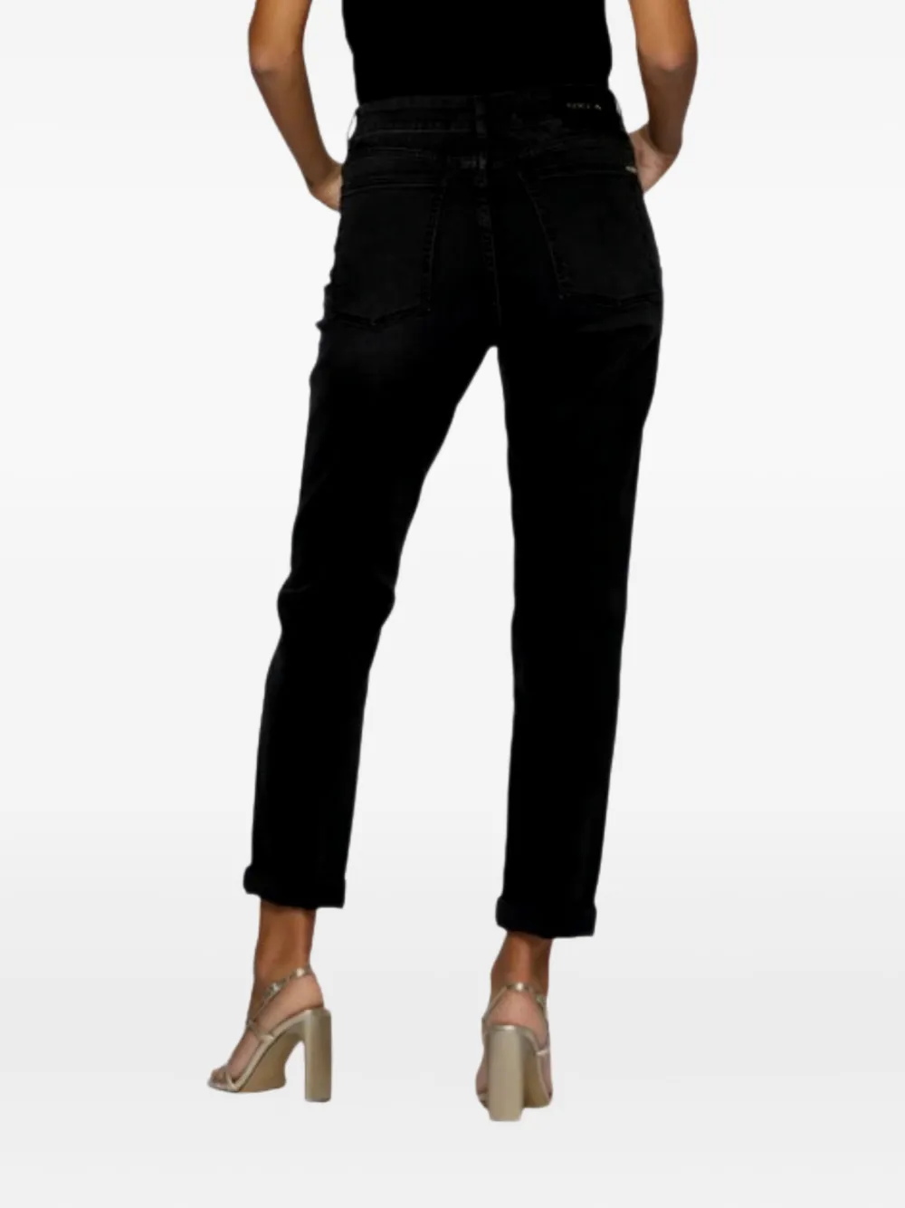 Kocca Grant cropped jeans Zwart