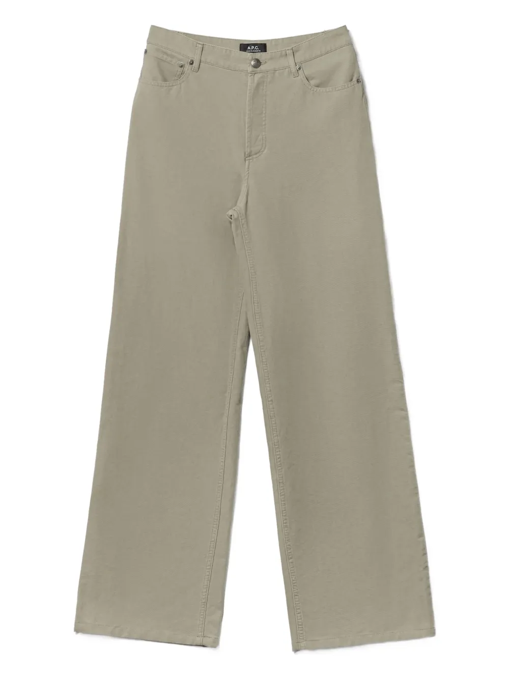 Apc Elisabeth Jeans In Green
