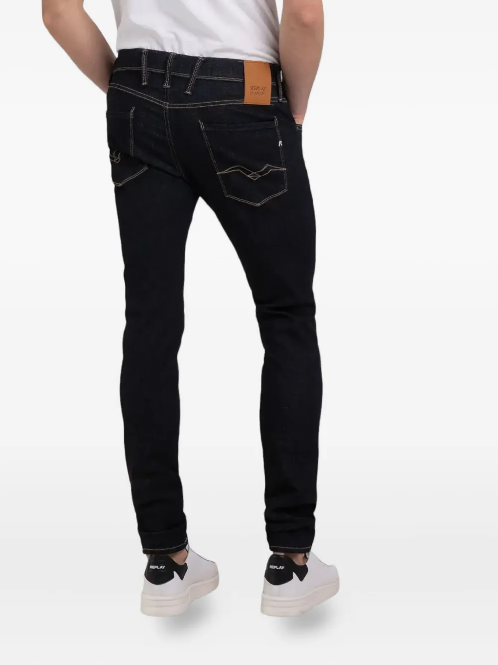 Replay belt-loops jeans - Blauw