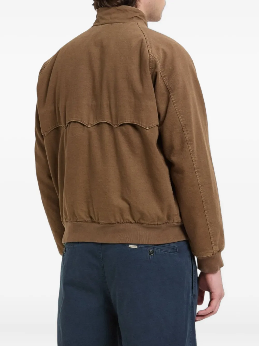 Baracuta G9 jack met rits Bruin