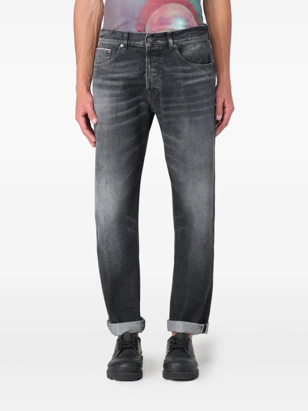 DONDUP distressed jeans - Nero