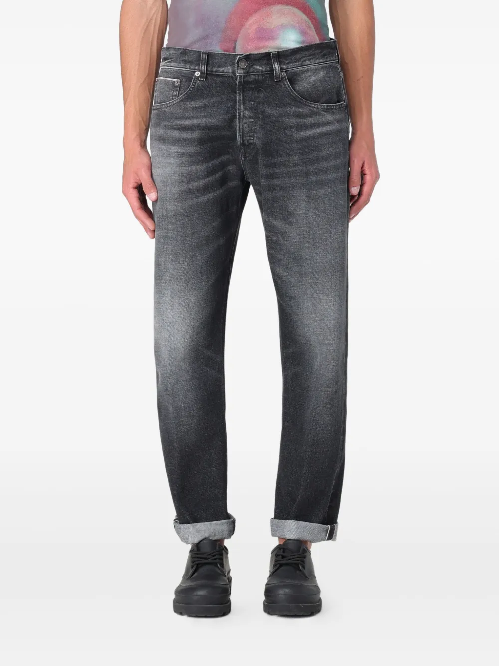 DONDUP jeans con efecto envejecido | negro | Image 1