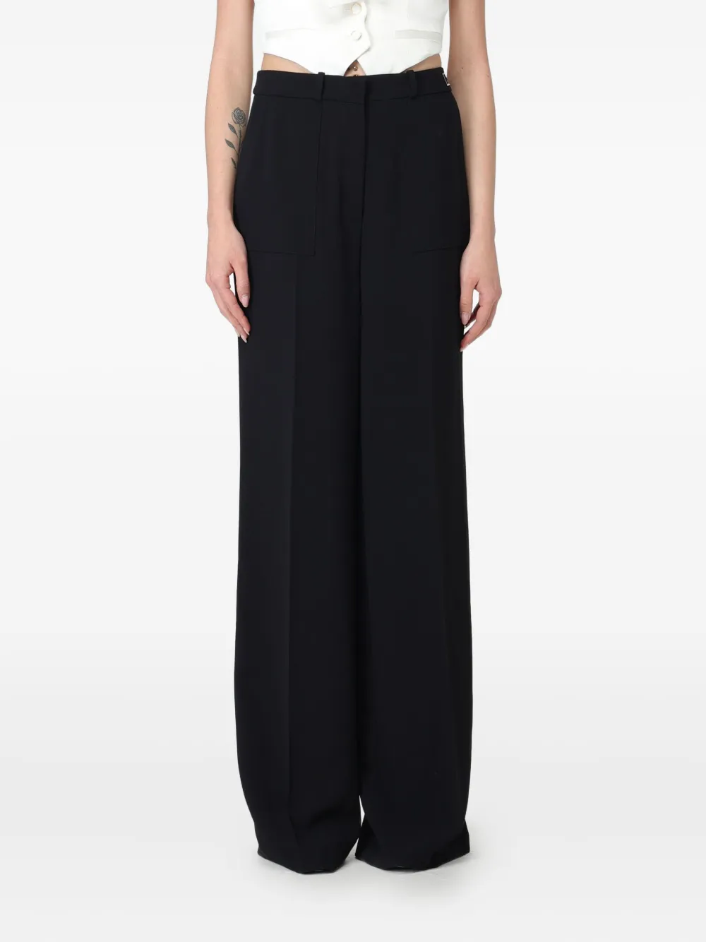 Elisabetta Franchi slash-pocket pants | Black | Image 1