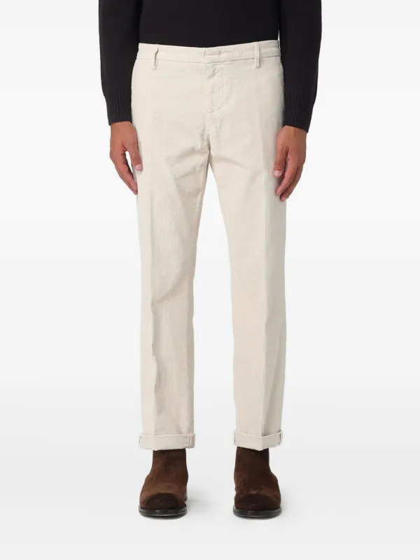 DONDUP Cuffed Gaubert Trousers Neutrals FARFETCH PH