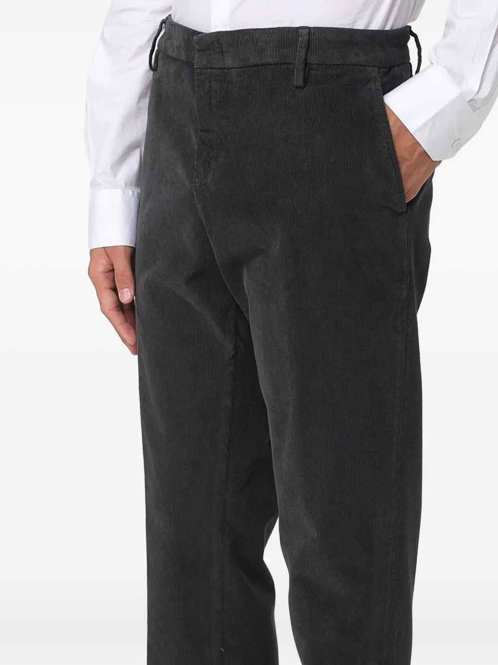 Dondup Gaubert Corduroy Trousers In Gray