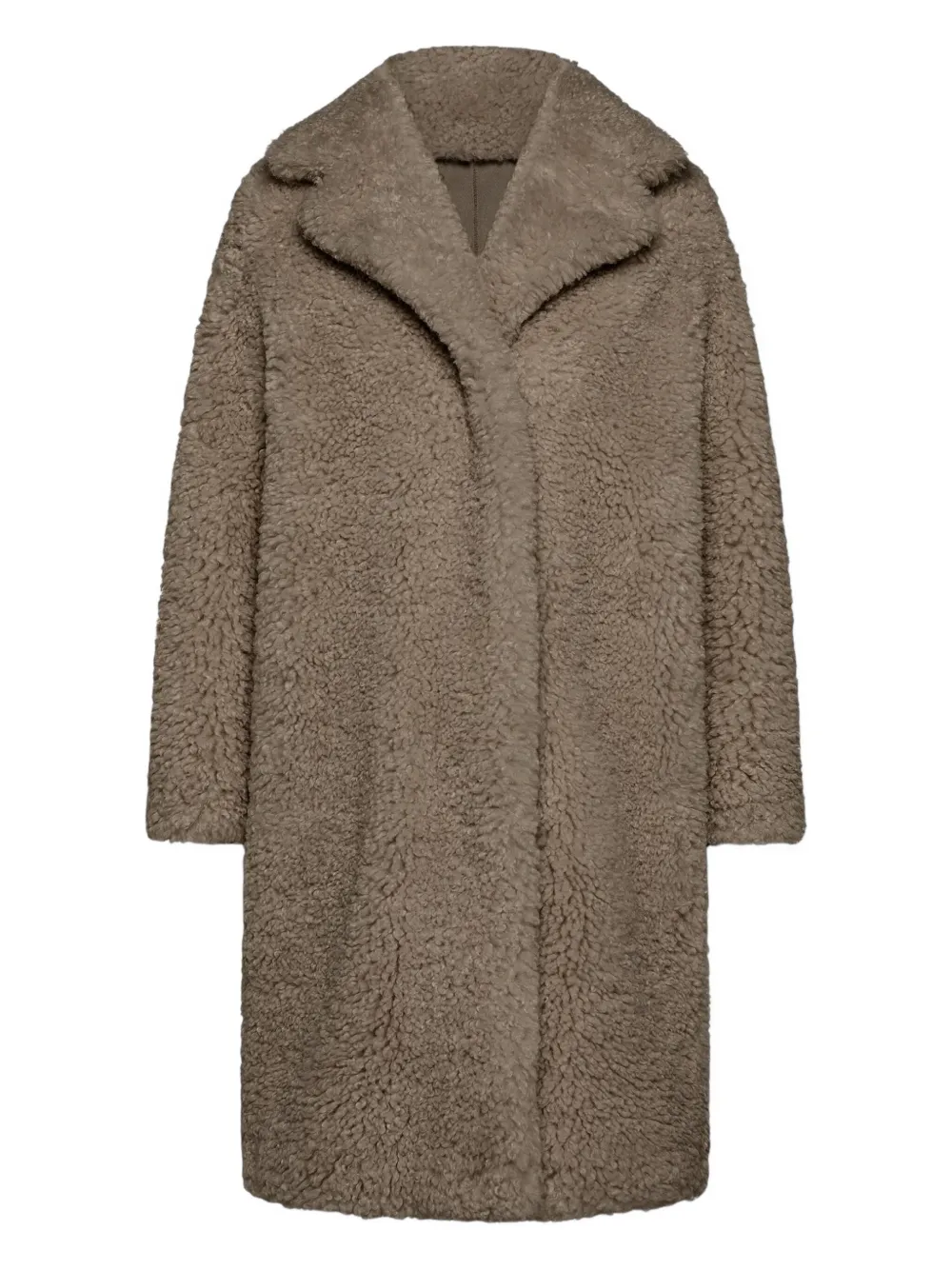 Rrd Faux-fur Coat In Brown