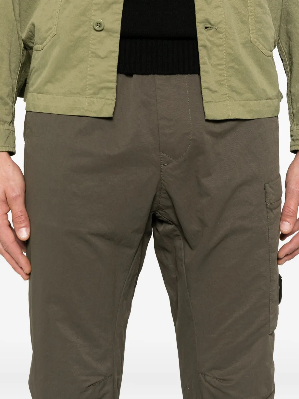 C.P. Company Broek met opgestikte zak Groen