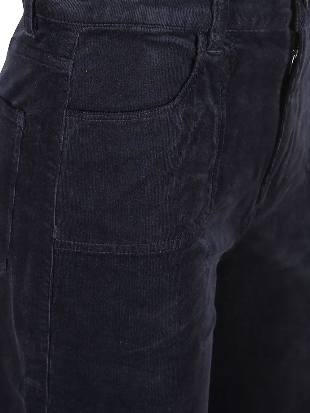 PAIGE Anessa 31 ribfluwelen jeans Blauw