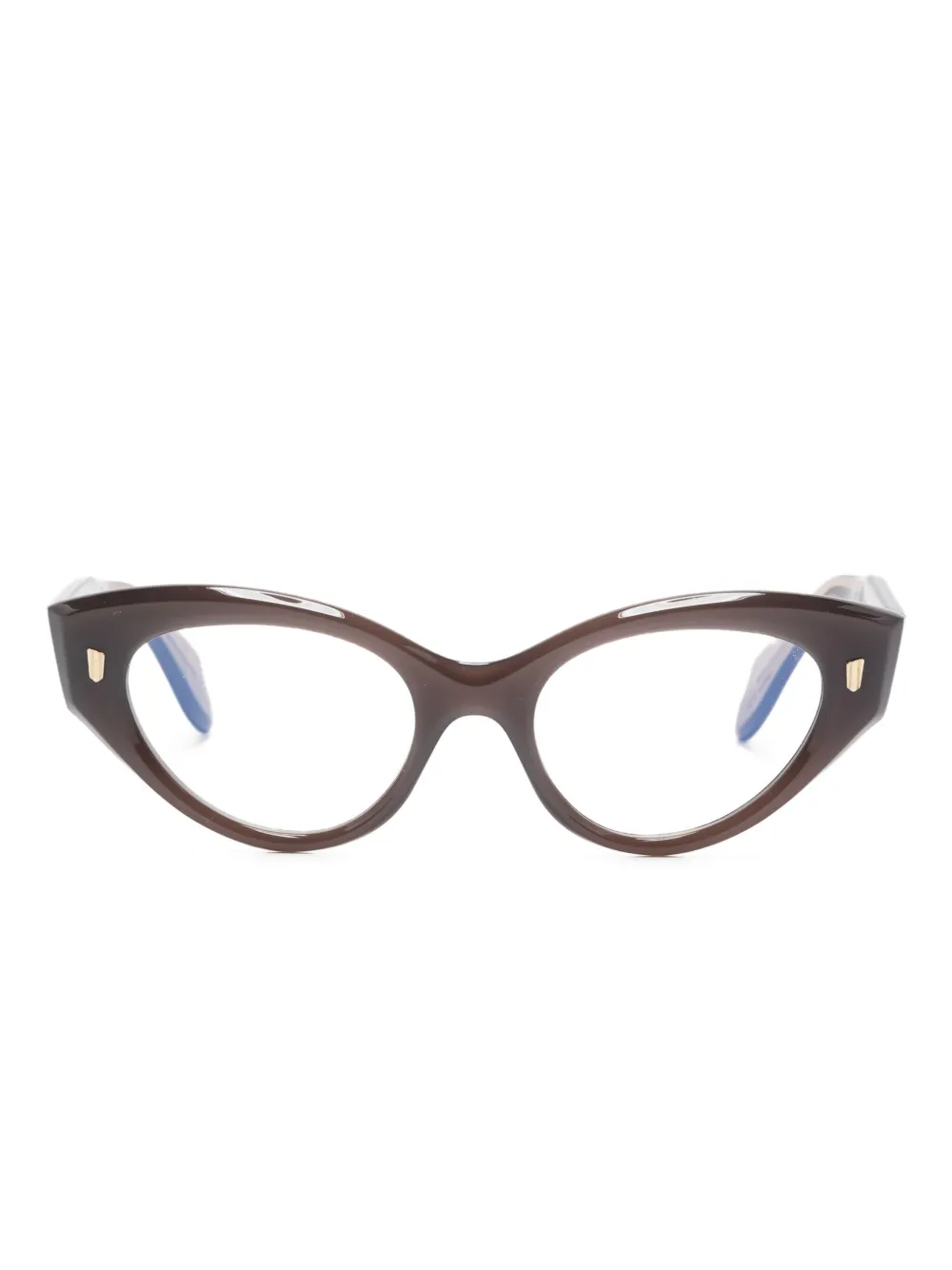 Cutler & Gross lunettes de vue à monture papillon | marron | Image 1