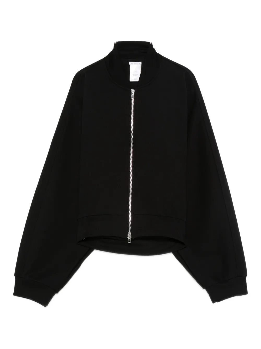 Amazuìn Zip-up Bomber Jacket In Black