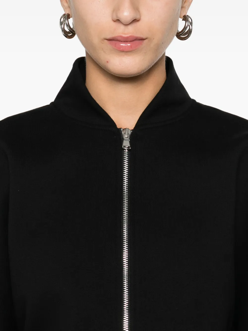 Amazuìn Zip-up Bomber Jacket In Black