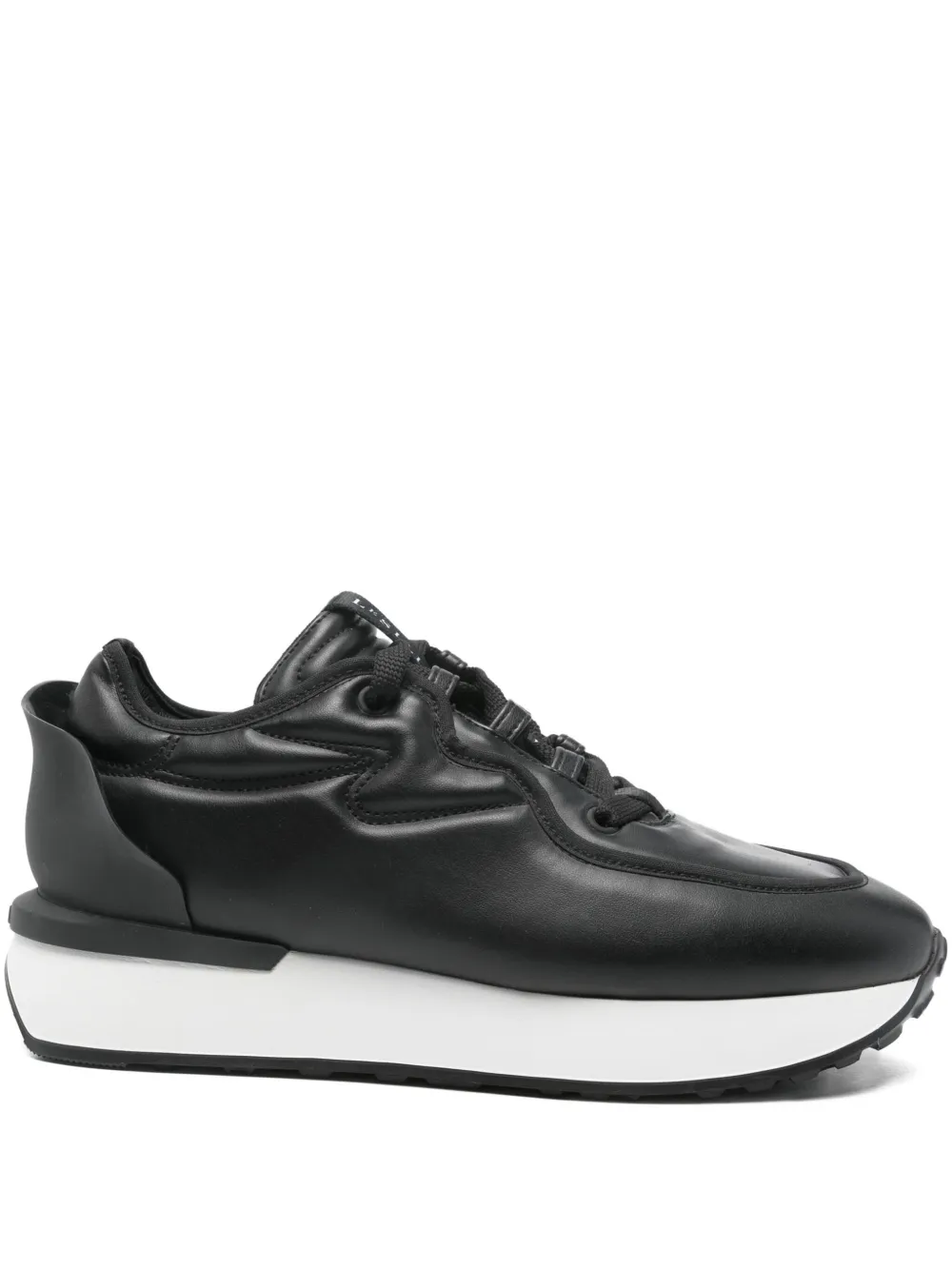 Le Silla leather sneakers Zwart