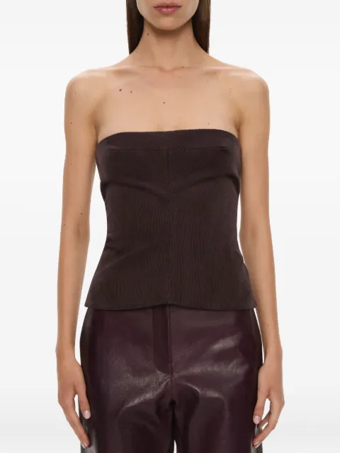 Christopher Esber corduroy sculptured bustier