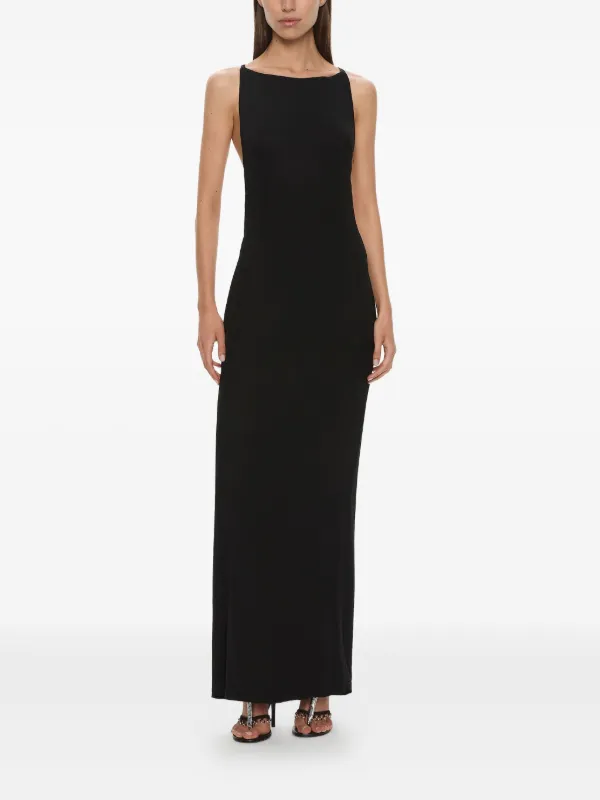 Christopher Esber Knotted Back Maxi Dress | Black | FARFETCH