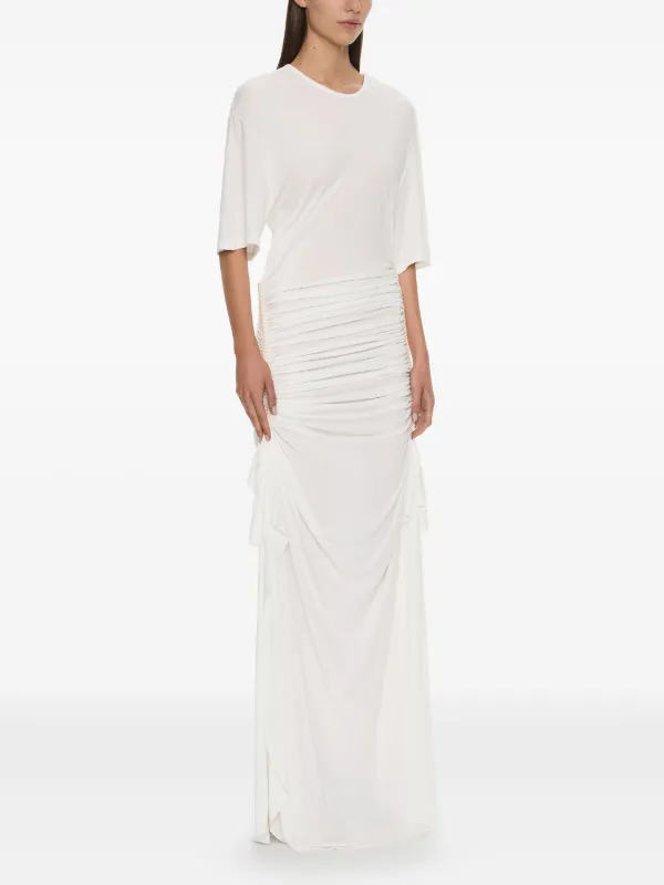 christopher esber ruched jersey maxi dress Christopher Esber Fusion ruched jersey maxi dress Christopher Esber