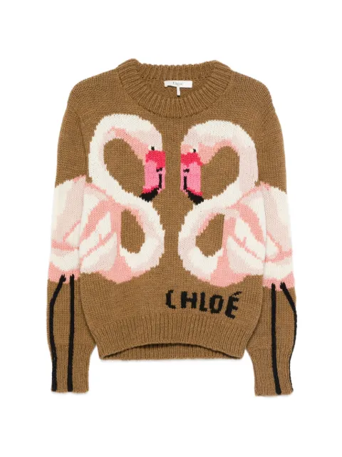 Chloé intarsia-knit sweater